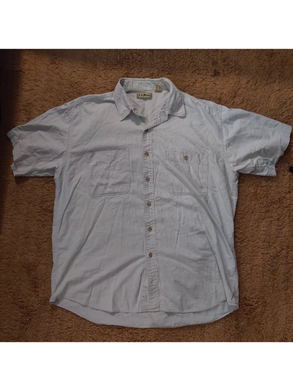 Vintage L.L. Bean lightweight short sleeve button up